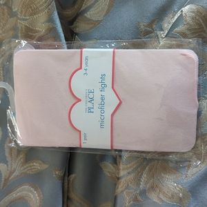Children's Place powder pink tights